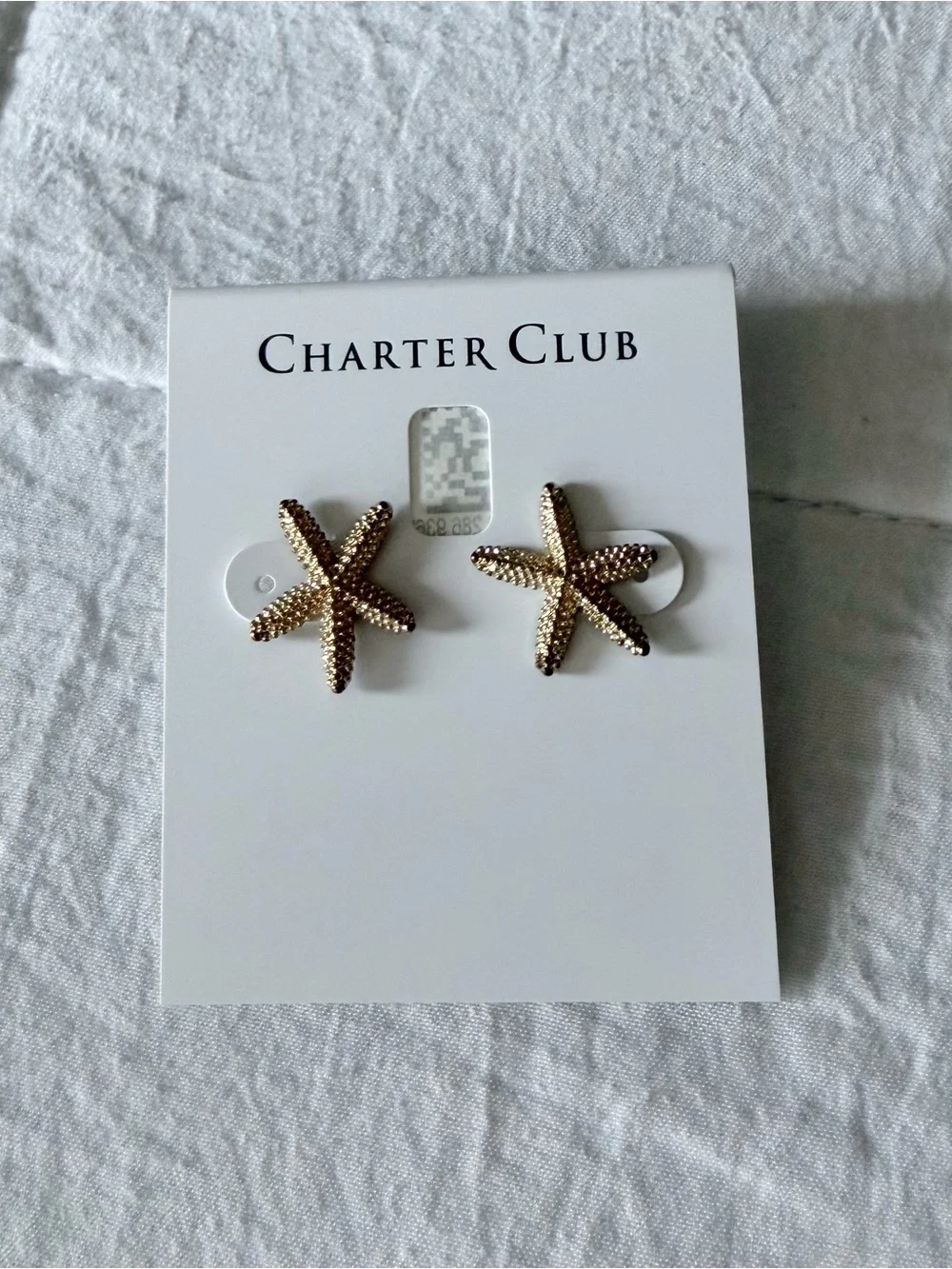 Charter Club Gold Starfish Stud Earrings - Women's Jewelry - Picture 2 of 4